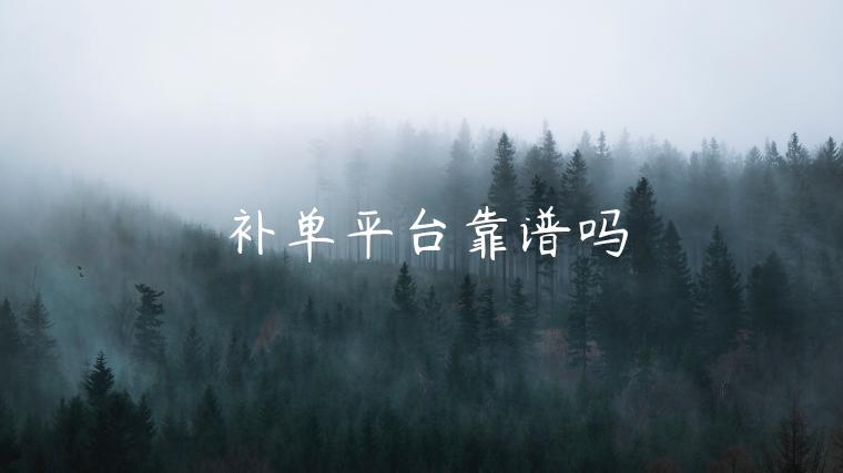 補(bǔ)單平臺(tái)靠譜嗎